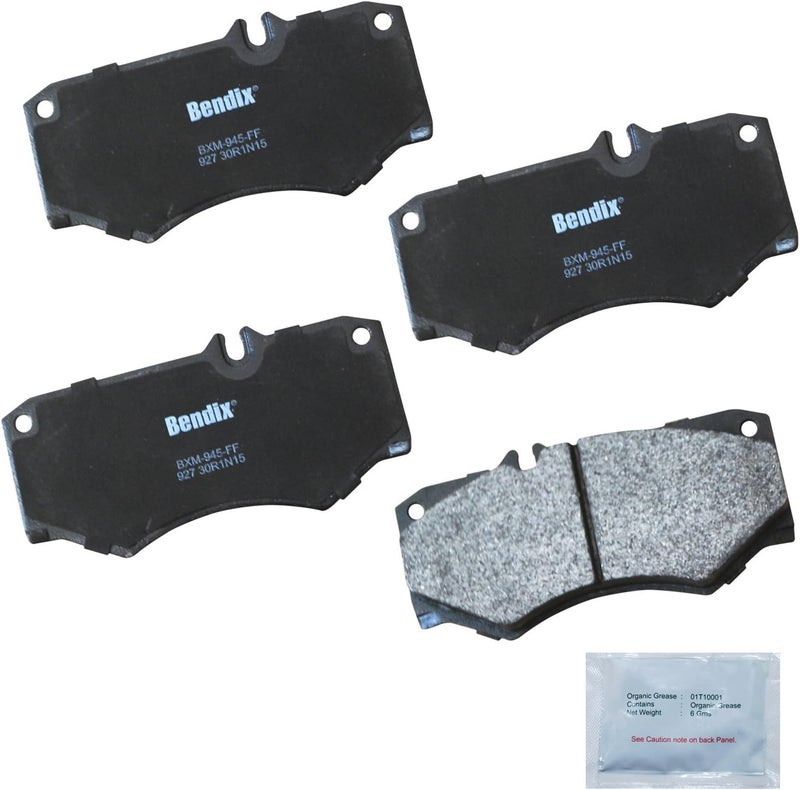 Bendix وسادات فرامل أمامية شبه معدنية Priority1 CFM927 لمرسيدس-بنز G55 AMG 2011-2003، G65 AMG 2014، G500 2020-1999، G550 2018-2009 - Image 1